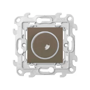 POUSSOIR ROND LUMINEUX SERIE 24 MARRON