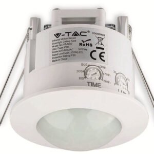 Détecteur de mouvement V-TAC encastré Blanc  6M 360°