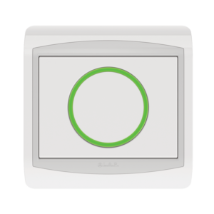 Poussoir rond lumineux LED