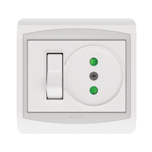 Interrupteur va et vient + Prise de courant 2P