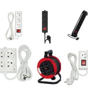 Rallonge multiprise et enrouleur