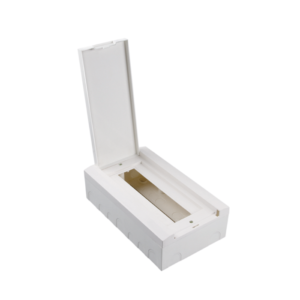 Coffret apparent 12 modules avec porte opaque LAP