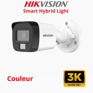 CAMERA Hikvision 3K DS-2CE16K0T-EXLF BULLET 3K Couleur Smart Hybrid Light