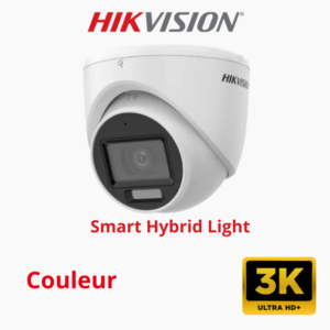 CAMERA Hikvision 3K DS-2CE76K0T-EXLMF intérieur 3K Couleur Smart Hybrid Light